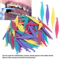 thumbnail image 3 of 100pcs Dental Rubber Bands Placers, Elastic Band Placers Orthodontic Placers Tool for Braces Bands Multi?Color, 3 of 8