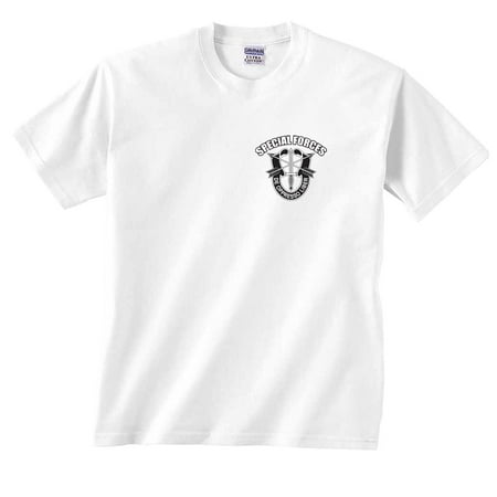 Us Army Fringed - US Army Special Forces De Oppresso Liber Chest Print T-Shirt