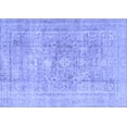 thumbnail image 1 of Ahgly Company Machine Washable Indoor Rectangle Persian Blue Traditional Area Rugs, 7' x 10', 1 of 4