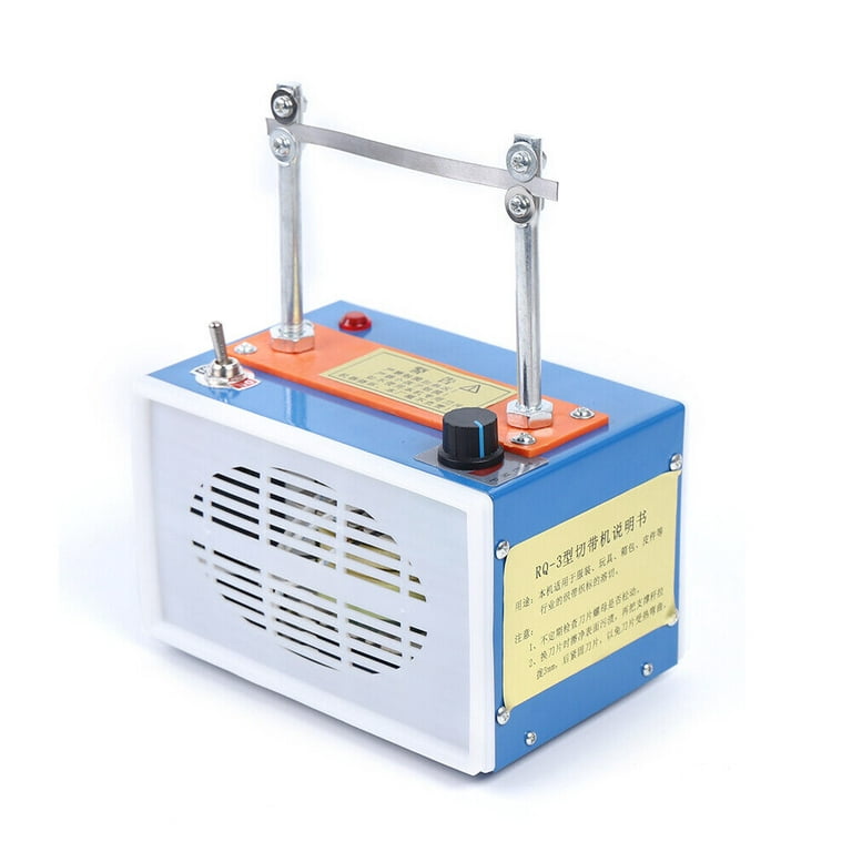 Portable Electric Bench Rope Cutter Nylon Webbing Hot Blade Cutting Machine  Adjustable Temperature Fast Heat Dissipation for Garment Making Industry 