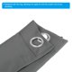 thumbnail image 4 of Cortinas cortas Uxcell, 29"W x 35"L cortina de media ventana francesa 2 paneles, gris oscuro, 4 of 6