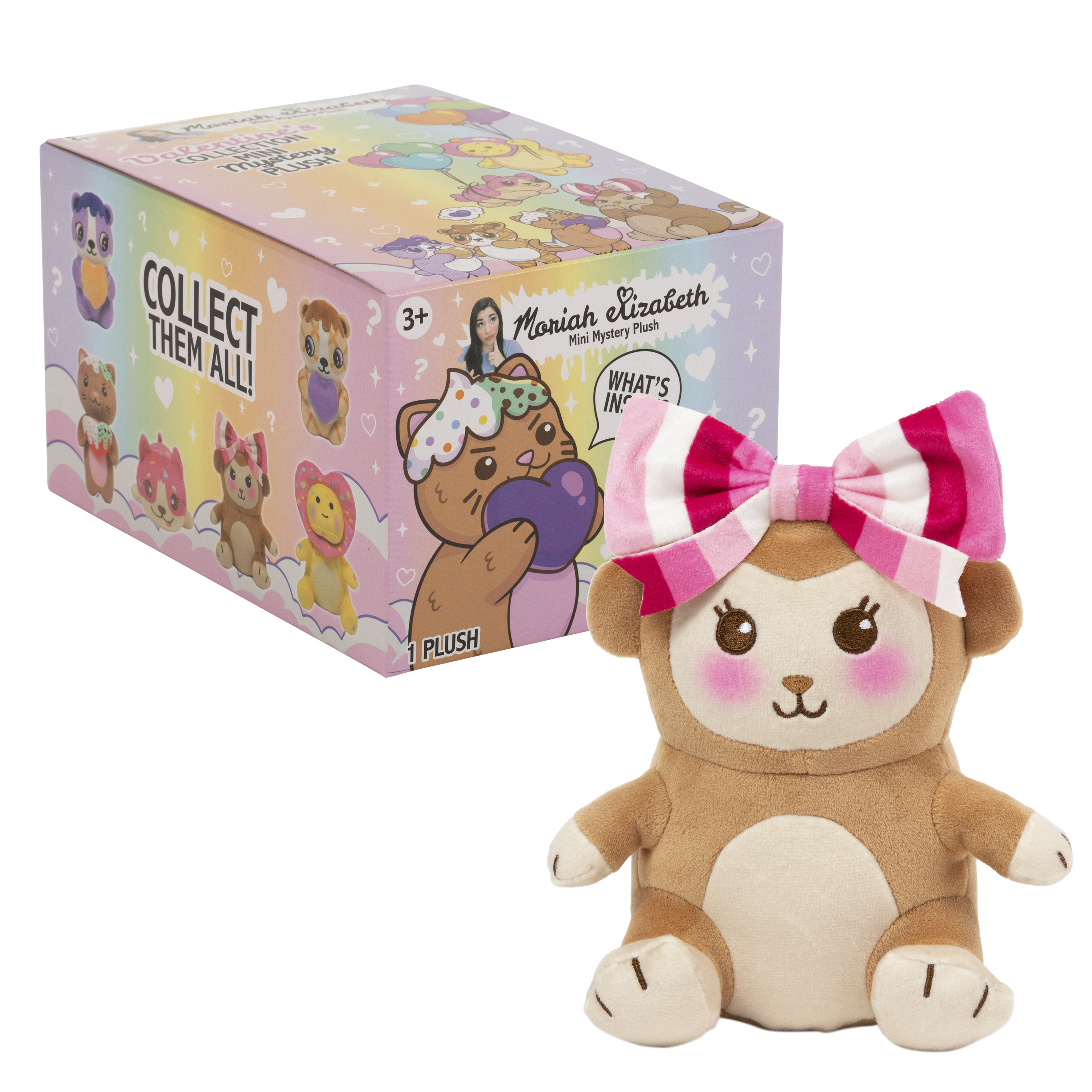 Moriah Elizabeth Mini Mystery Plush 6" Toy for Ages 3+ - Valentine's Edition