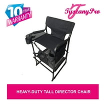 Tuscany Pro Aluminum Folding Chair (1 Pack), Black