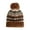Coffee, variant on Knitted Hat Winter Hats for Women Cold Weather Winter Caps for Men Winter Hat Wool Hats for Men Watch Cap Skull Cap Beanie Gold A