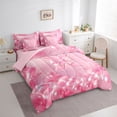 thumbnail image 3 of Feelyou Bowknot Initial X Comforter Set 7pcs, Glitter Diamond Stars Full Bedding Set, 3 of 8