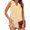 Yellow, variant on Sleeveless Women V Neck Lace Tank Tops Cami Shirt