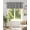 Black Gray, variant on Gray Black Valentine's Day Kitchen Valances for Windows Vintage Love Geometric Pattern Valance Curtains for Kitchen /Living Room/Bedroom/ Bathroom Decor, 42"x12 " ,Rod Pocket 1 Panel,