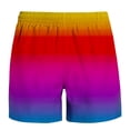 thumbnail image 5 of Teissuly Summer Shorts Discount Men Casual Fashion Gradient Shorts With Pockets Elastic Waist Beach Pants, 5 of 5
