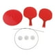 thumbnail image 4 of Pelotas de tenis de mesa, paletas para entrenamiento y práctica - Fáciles de montar Plástico rojo, 4 of 9