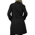 thumbnail image 3 of Panda Uniform by HeedFit 36" Notch Collar Women’s Lab Coat – 2XL Black, 3 of 7