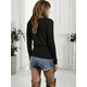 thumbnail image 3 of Set De 2 Sueter De Mujer Manga Larga Unitalla Sueteres Botón Sweater, 3 of 9