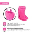 thumbnail image 2 of Addie & Tate Girls Rain Boots, Sizes 8T-12 – Lightweight & Waterproof Kids Rain Boots in Dino/Hearts Design, 2 of 8