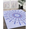 thumbnail image 2 of Ahgly Company Indoor Square Patterned Lavender Blue Area Rugs, 3' Square, 2 of 6