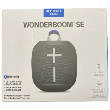 Ultimate Ears 984-002039 Wonderboom SE Wireless Bluetooth Speaker - Black