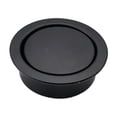 thumbnail image 4 of Tirador empotrado oculto, redondo, accesorios, puerta corredera empotrada Negro, 4 of 9