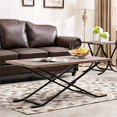 thumbnail image 2 of Boraam 77023 Miriam Cocktail Table, Weathered Brown, 2 of 5