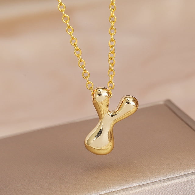 Collar para Mamá,Collar de Letra Inicial de Oro Joyería de Aleación Personalizada para Ella,Regalo para el Aniversario Del Cumpleaños de la Madre,Collar Inicial de Oro,,