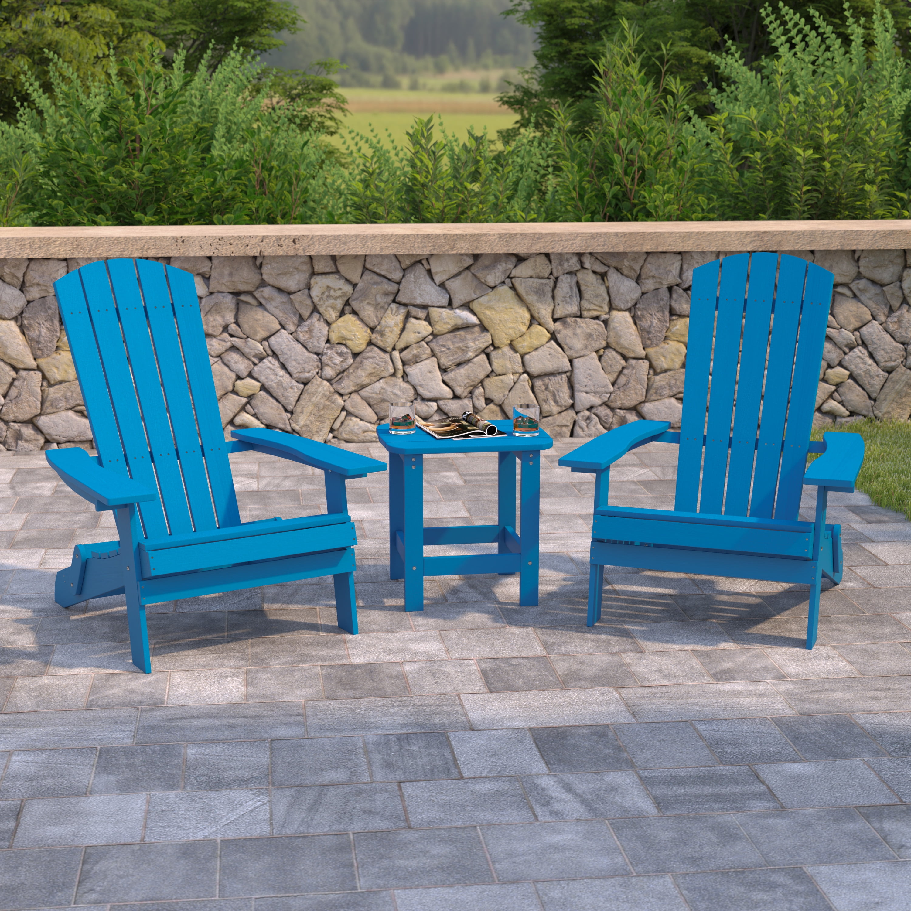 Coffee SANLUCE HDPS Adirondack Chairs Weather Resistant for Patio Garden Patio and Indoors Backyard 