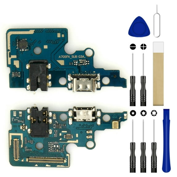 1 Pcs For Samsung Galaxy A70 SM-A705MN SM-A705MN/DS Replacement USB Charge Charging Port Flex Cable Tool