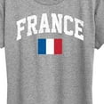 thumbnail image 3 of Instant Message - France Flag - Women's Short Sleeve Graphic T-Shirt, 3 of 6