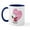 White/Navy Inside, variant on CafePress - Snoopy Hugs And Kisses Mug - 11 oz Ceramic Mug - Novelty Coffee Tea Cup