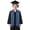 Blue, variant on Elegant Kids Graduation Shawl Wrap for Everyday Casual Wear Practical Comfort and Multifunctional Mantle Suitable for School Celebrations, Red