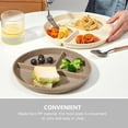 thumbnail image 4 of 2pcs Divided Dish Dining Plate Food Divided Plate Food Plate Food Serving Dish, 4 of 9