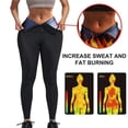 thumbnail image 1 of Pantalones de culturismo para mujer, pantalones deportivos de cintura alta recubiertos para fitness y abdomen, pantalones de sudoración con corsé con pecho estilo europeo y americano, 1 of 5
