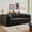 Black, variant on 78 Inches Convertible Sleeper Sofa Bed, Folding Floor Mattress Couch with Fixed-Shape Frame, Futon Boneless Couch Lounge Loveseat with Pull Out Bed, No Assembly Required