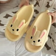 thumbnail image 5 of SAYOO Women Bathroom Slippers Cute Rabbit Soft Sole Non-slip Open Toe Shower Slide Sandals House Shoes Easter Gifts, 5 of 8