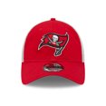 thumbnail image 2 of Men's New Era Red/Natural Tampa Bay Buccaneers Loyal 9TWENTY Trucker Hat, 2 of 6