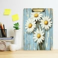 thumbnail image 6 of Wobogo Elegant Daisy Acrylic A4 Clipboards Silver Clip Stardard Size 9×12.5in Office Decorative for Students Workers, 6 of 10