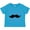 Turquoise, variant on Inktastic I'm the Little Mister with Mustache Boys Toddler T-Shirt