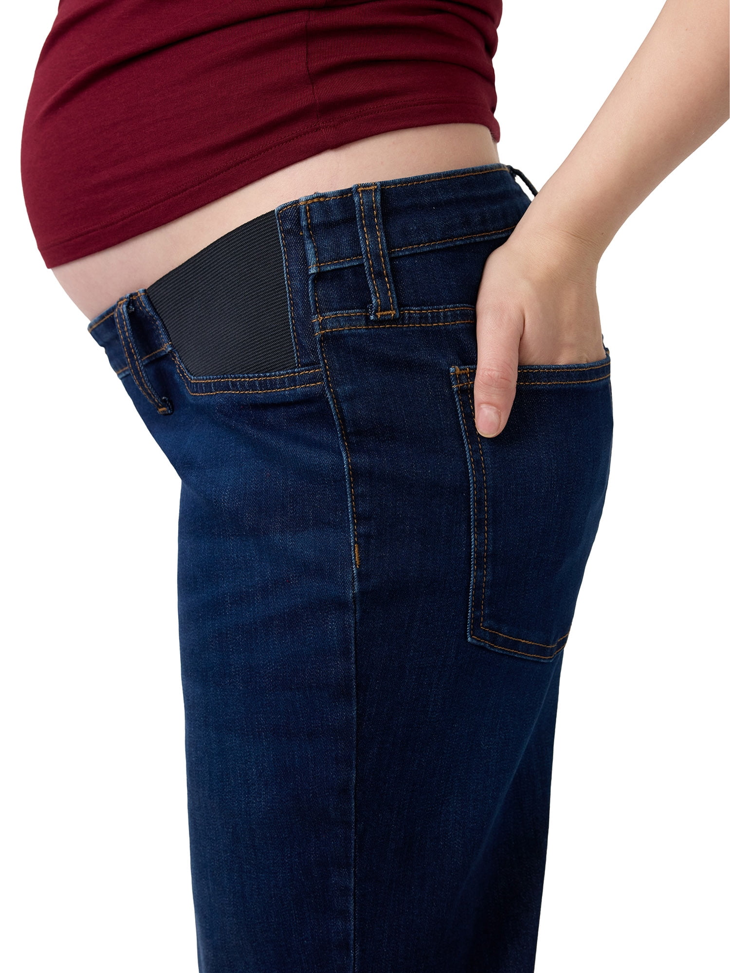 Ingrid & Isabel For Every Belly Women's Maternity Under The Belly Denim Jeans, Sizes S-XXL