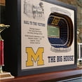 thumbnail image 2 of IDNA Michigan Wolverines 25.5" x 19.5" Michigan Stadium Stadium Views Wall Art, 2 of 7