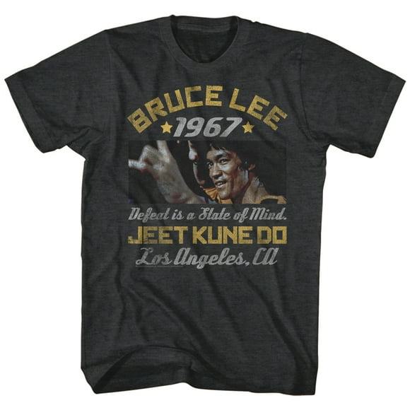 Bruce Lee Icons Box Smirk Adult Short Sleeve T Shirt