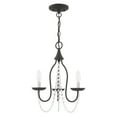 thumbnail image 6 of Livex Lighting - Alessia - 3 Light Mini Chandelier in Farmhouse Style - 13, 6 of 11