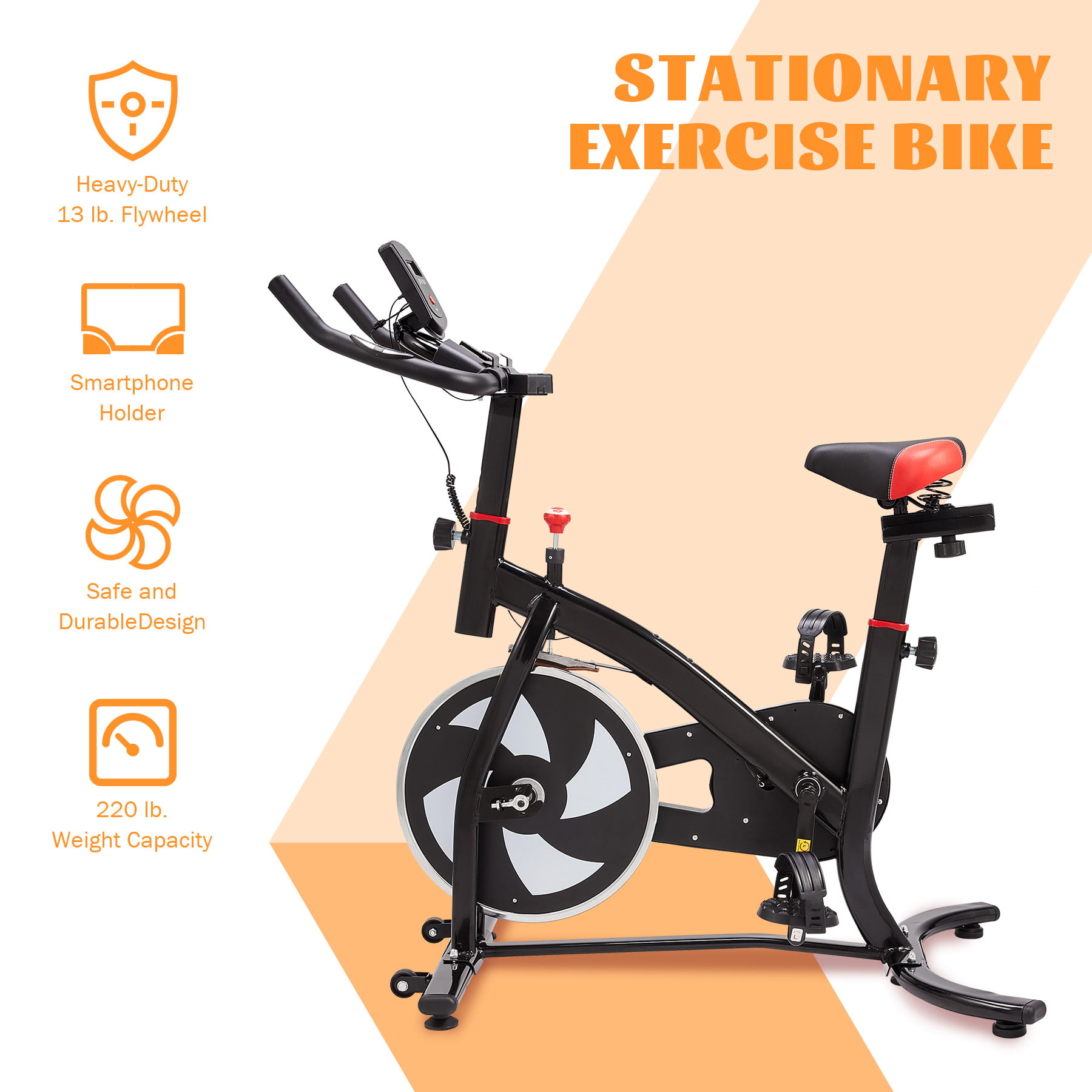10KG Flywheel Exercise Bikes Heavy Duty Training Cycling Bike Effective Exercise 