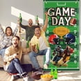 thumbnail image 5 of 1 Pc Rugby Football Party Decorations Door Banner Football Helmet Trophy Patterns Game Day Banner Backdrop for Home Party Indoor, 5 of 8