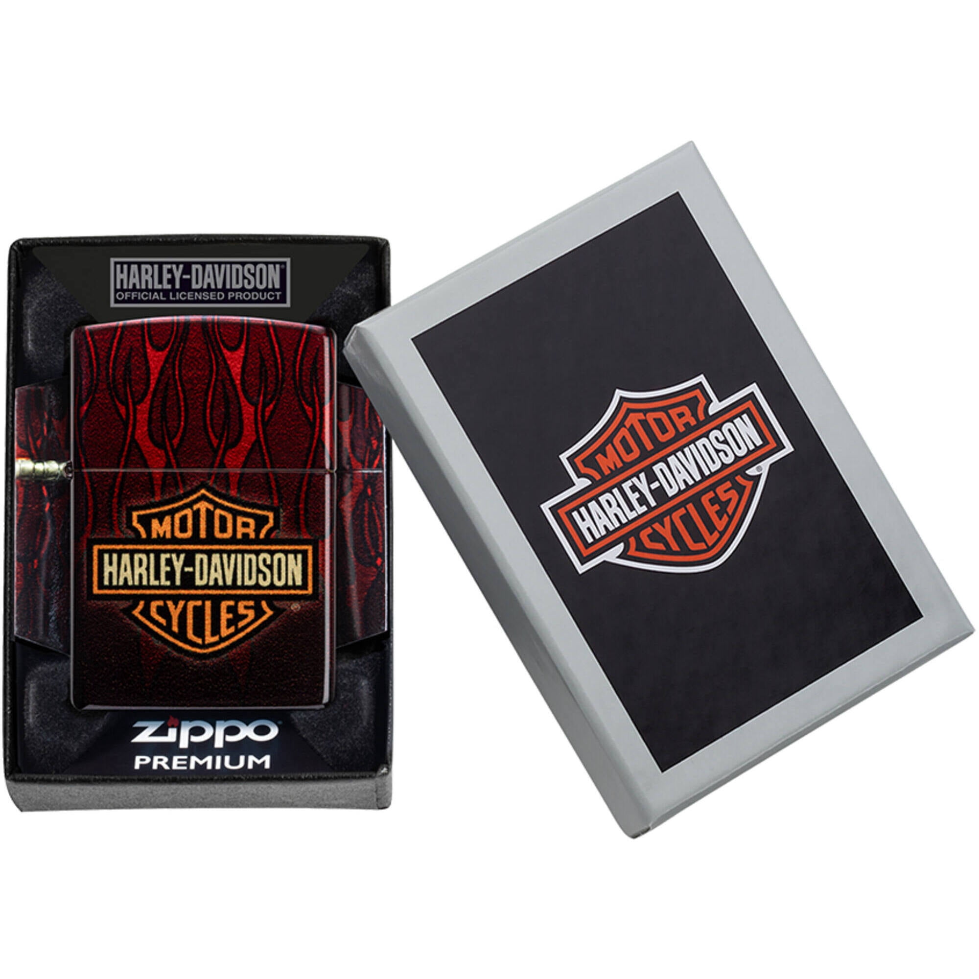 Zippo 48994 Harley Davidson Flames Refillable Windproof Lighter