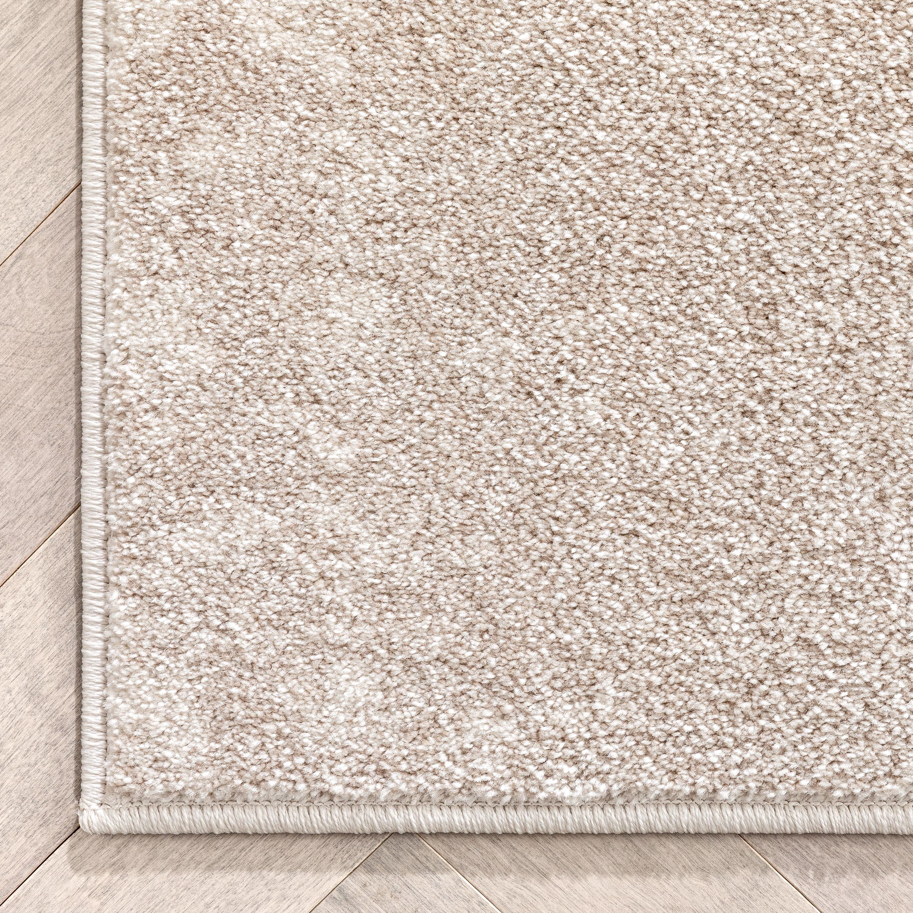 Well Woven Lisbon Myra Botanical Abstract Leaves Pattern Ivory Retro 5'3" x 7'3" Area Rug
