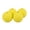 Yellow, variant on Harry Barker 3 Inch Durable All-Natural Rubber Dog Ball 4 Pack Set, Blue, Large