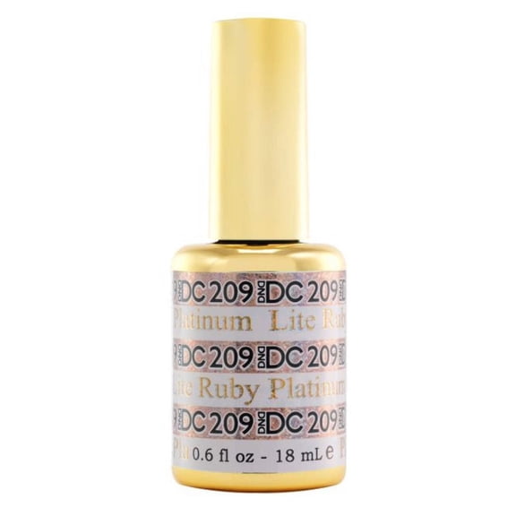DND DC Platinum Gel Polish  LITE Ruby Platinum 209