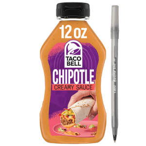 Taco Bell Creamy Chipotle Sauce with pan