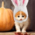 thumbnail image 4 of 1Set Plush White Bunny Ears Hat for Pets Cats Small Dogs Cute Design Photo Prop Costume Accessory Easter, 4 of 9