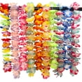 thumbnail image 4 of Collares hawaianos Leis, 200 unidades, para decoración de fiestas de Luau, 4 of 7