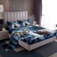 thumbnail image 1 of Erosebridal Hunting Deer Moose Sheet Set Full, Jungle Animal Bedding Full Size, Luxurious, Microfiber 4 Pieces, 1 of 6