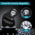 thumbnail image 2 of Lupa Jewelers JARLINK 30X 60X con luz LED, 2 of 7