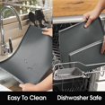 thumbnail image 3 of TNOBHG Silicone Washing Machine Protector Silicone Washer Dryer Cover Waterproof Dustproof Top Load Washing Machine Protective Pad for Laundry, 3 of 8