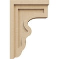 thumbnail image 3 of 5"W x 10"D x 15"H Classic Highland Rough Cedar Woodgrain TimberThane Corbel, Primed Tan, 3 of 6